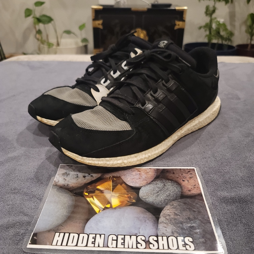 Adidas Concept x Eqt Support 93/16 Blk/Wht Mns Sz 14